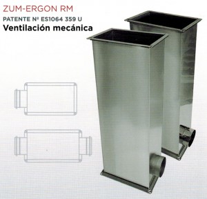 Colector ventilación mecánico